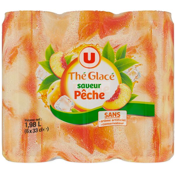 THÉ GLACÉ PÊCHE x6