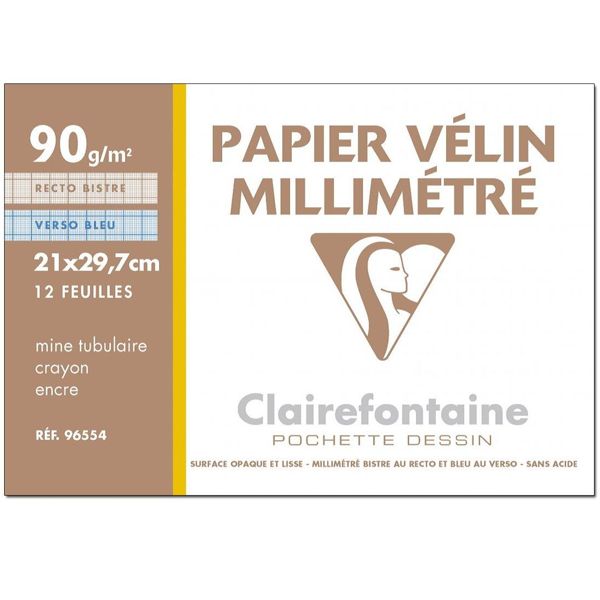 PAPIER MILLIMÉTRÉ A4