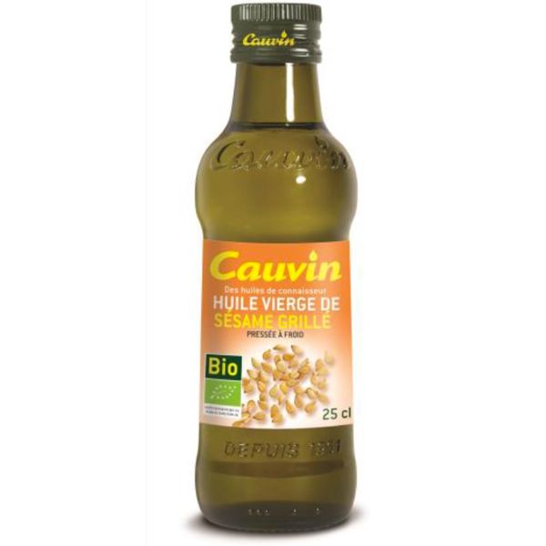 Huile Vierge de sésame grillé - Cauvin