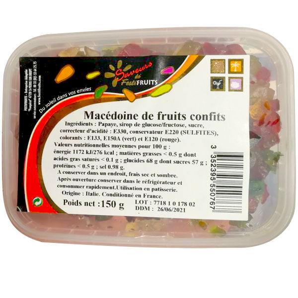 MACEDOINE FRUITS CONFITS