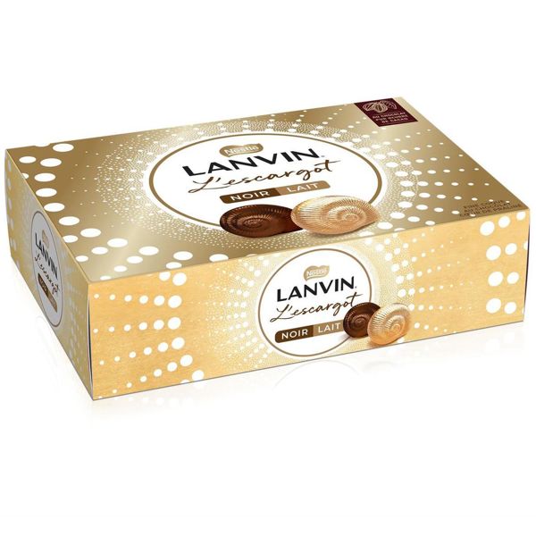 L'escargot chocolat au lait LANVIN, boîte de 164g - Super U, Hyper