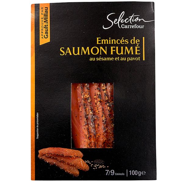 SAUMON FUMÉ SÉSAME PAVOT