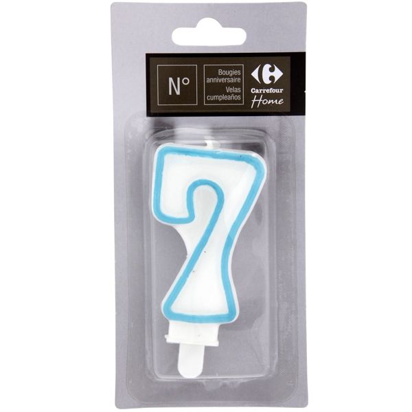BOUGIE ANNIVERSAIRE N°7