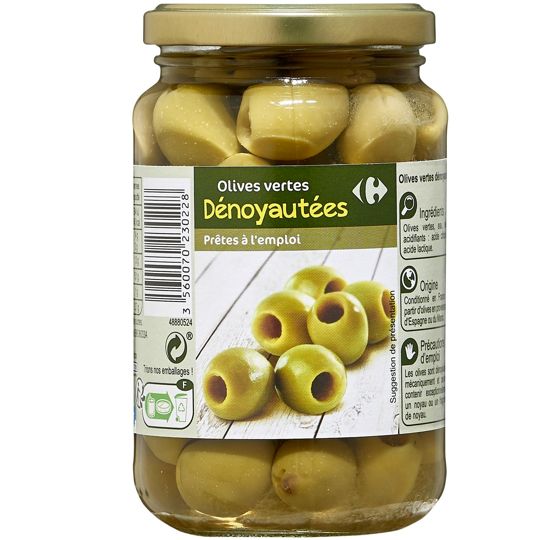 OLIVES VERTES DENOYAUTÉES