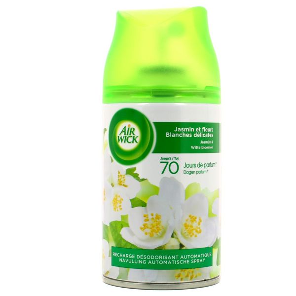 Air Wick - Recharge désodorisant automatique jasmin et fleurs blanches (250  ml) en livraison à proximité