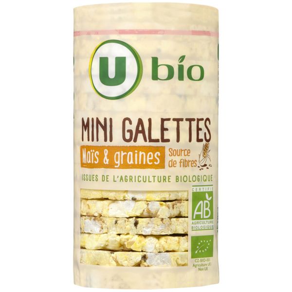 MINI GALETTES MAÏS GRAINES