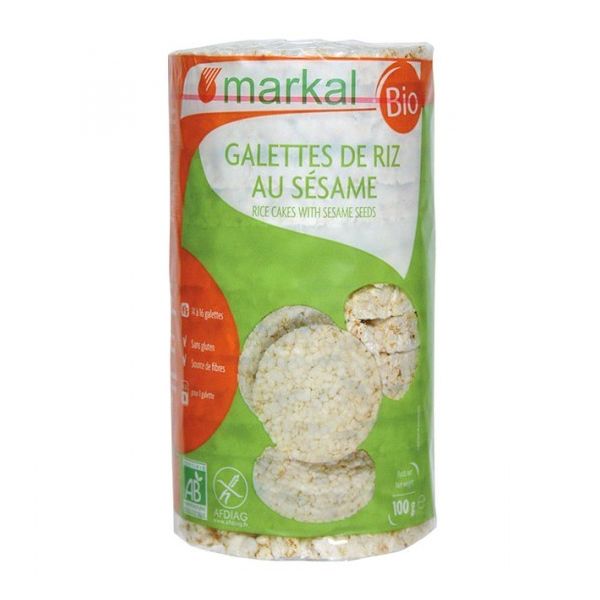 GALETTES DE RIZ AU SESAME