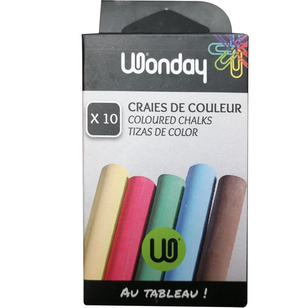 Craies couleur x10 CARREFOUR