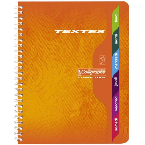 CAHIER DE TEXTE 17X22